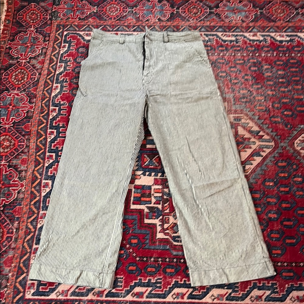 Prairie Underground Citron Navy Stripe Smithy Pants